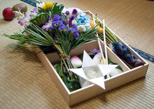 Japanese Funeral offering.