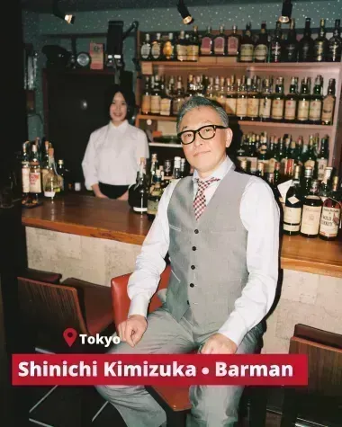 Portrait du Barman Shinichi Kimizuka