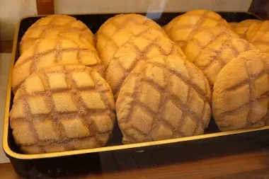 Original melon pan at Kagetsudo